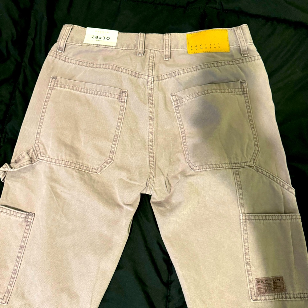 PacSun Women's Cargo Pants - Purple - 28x30
